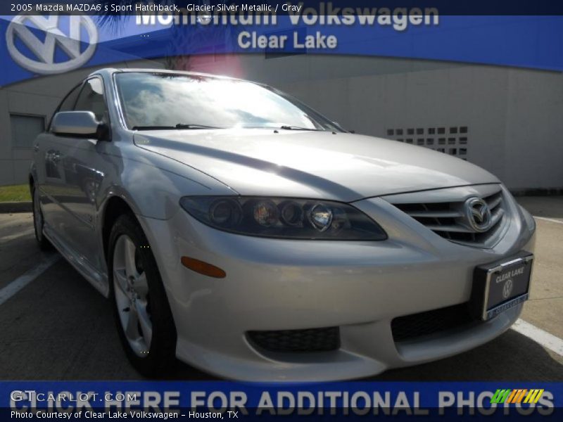 Glacier Silver Metallic / Gray 2005 Mazda MAZDA6 s Sport Hatchback