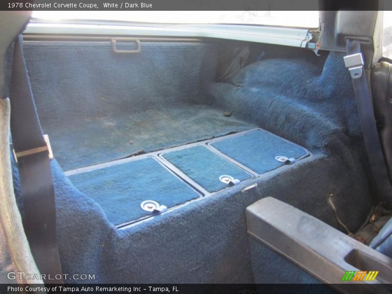  1978 Corvette Coupe Dark Blue Interior