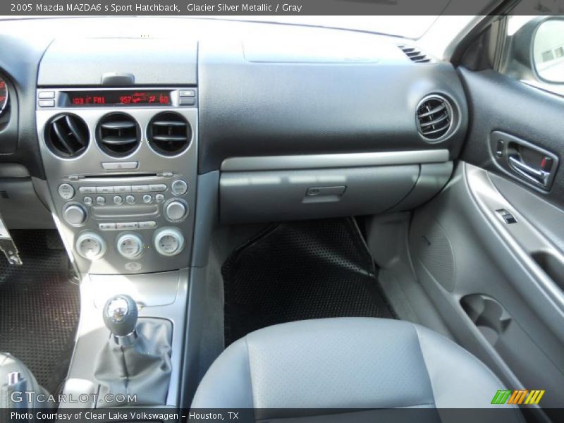 Glacier Silver Metallic / Gray 2005 Mazda MAZDA6 s Sport Hatchback