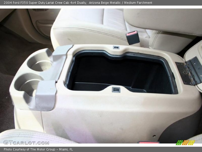 Arizona Beige Metallic / Medium Parchment 2004 Ford F350 Super Duty Lariat Crew Cab 4x4 Dually