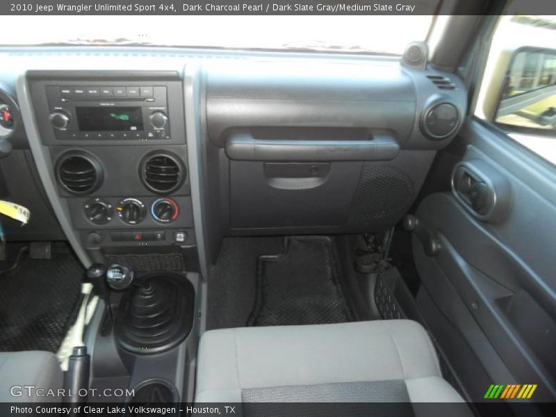 Dark Charcoal Pearl / Dark Slate Gray/Medium Slate Gray 2010 Jeep Wrangler Unlimited Sport 4x4