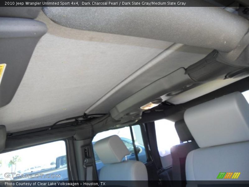 Dark Charcoal Pearl / Dark Slate Gray/Medium Slate Gray 2010 Jeep Wrangler Unlimited Sport 4x4