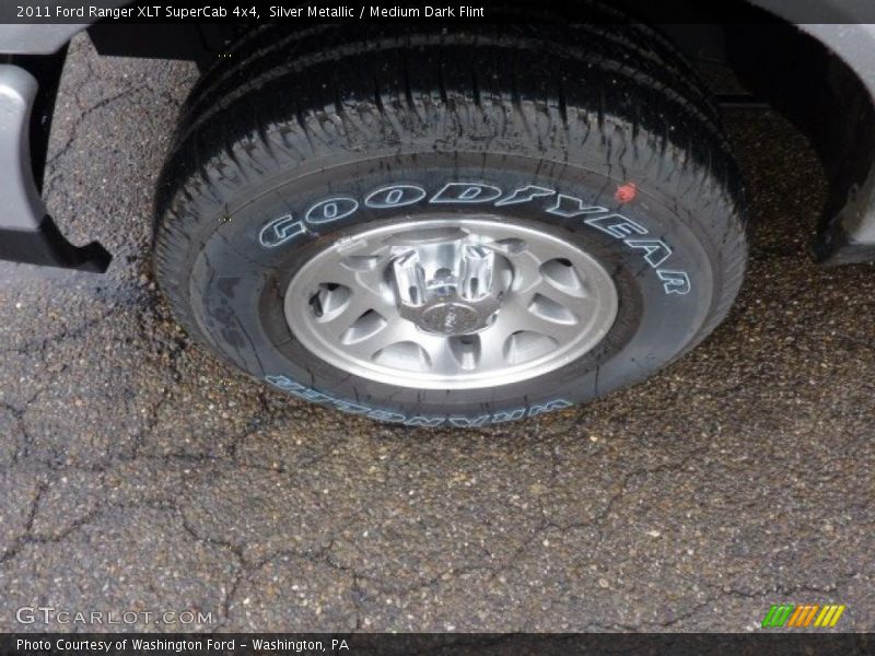 Silver Metallic / Medium Dark Flint 2011 Ford Ranger XLT SuperCab 4x4