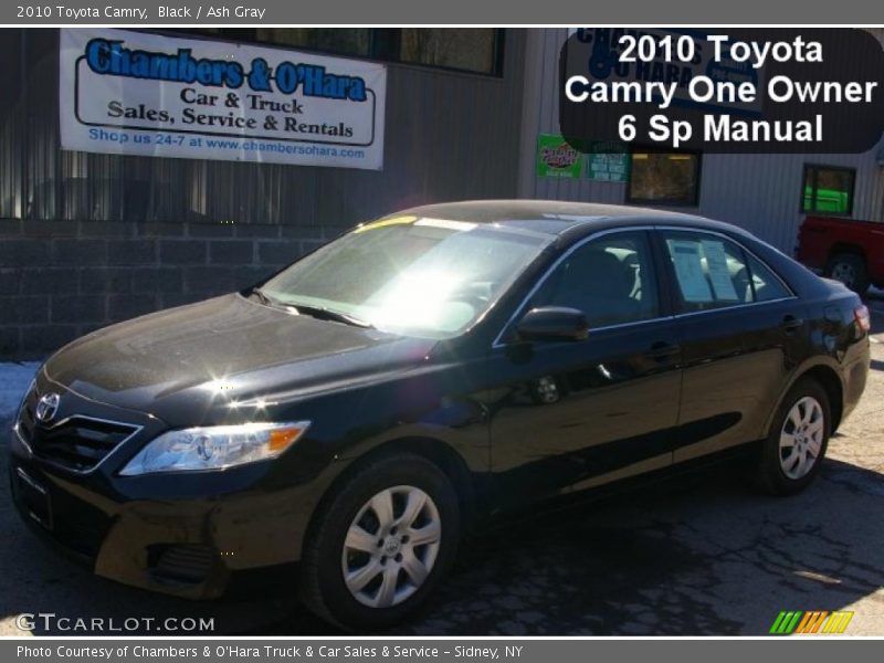 Black / Ash Gray 2010 Toyota Camry