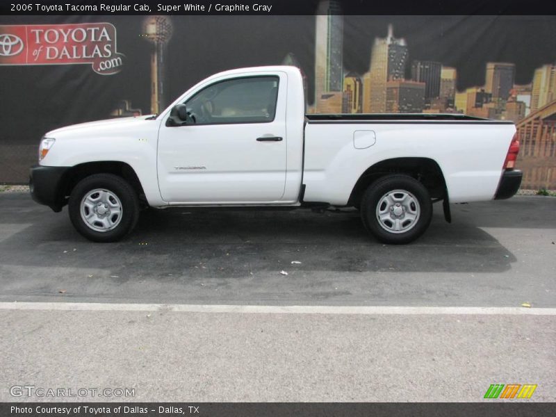 Super White / Graphite Gray 2006 Toyota Tacoma Regular Cab
