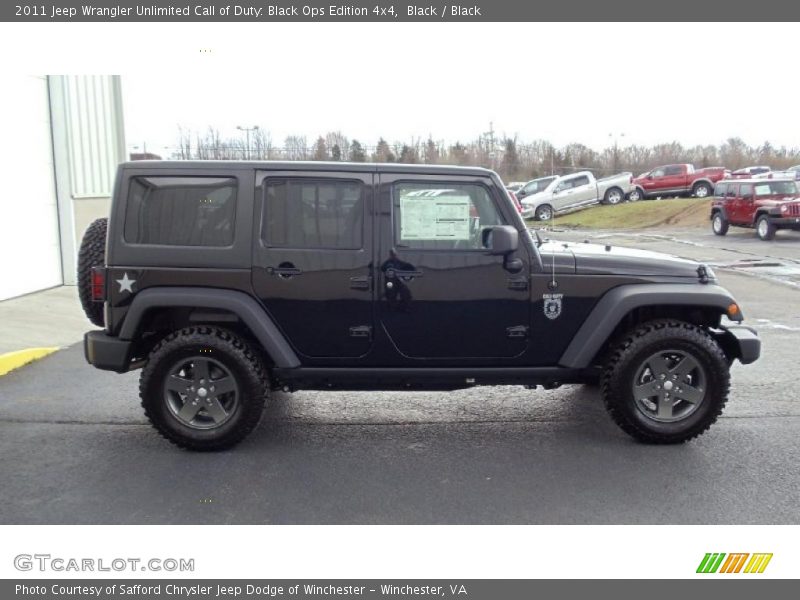 Black / Black 2011 Jeep Wrangler Unlimited Call of Duty: Black Ops Edition 4x4