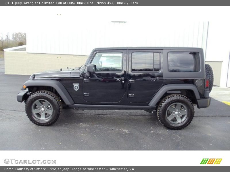 Black / Black 2011 Jeep Wrangler Unlimited Call of Duty: Black Ops Edition 4x4