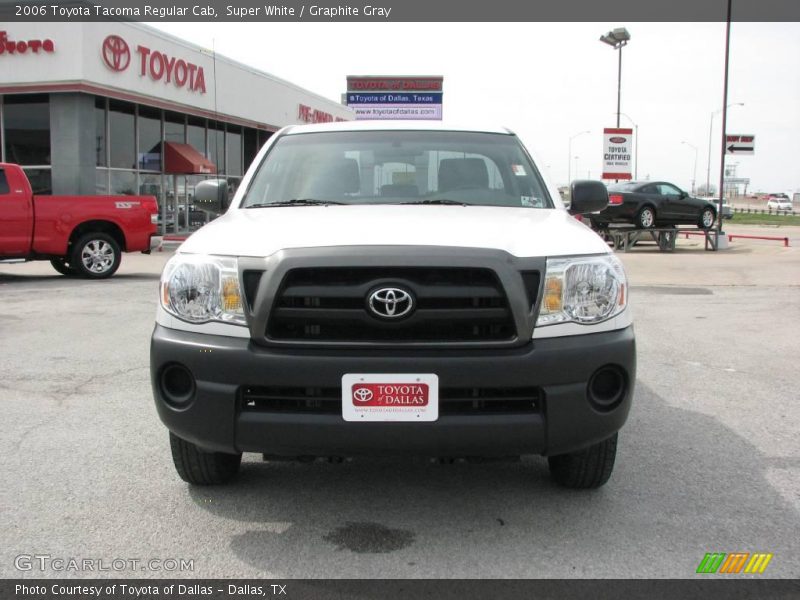 Super White / Graphite Gray 2006 Toyota Tacoma Regular Cab