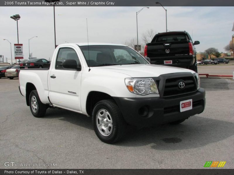Super White / Graphite Gray 2006 Toyota Tacoma Regular Cab