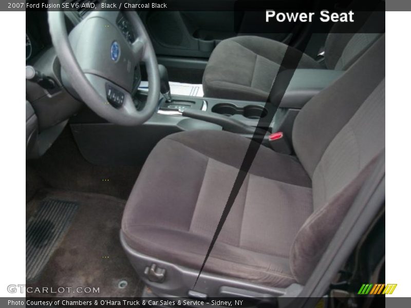 Black / Charcoal Black 2007 Ford Fusion SE V6 AWD