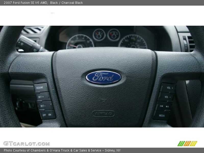 Black / Charcoal Black 2007 Ford Fusion SE V6 AWD