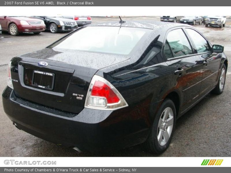 Black / Charcoal Black 2007 Ford Fusion SE V6 AWD