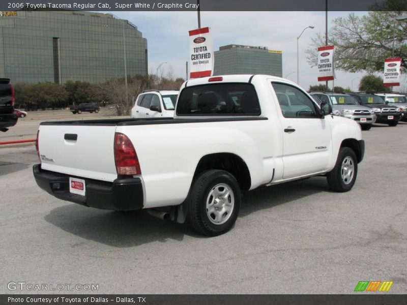 Super White / Graphite Gray 2006 Toyota Tacoma Regular Cab
