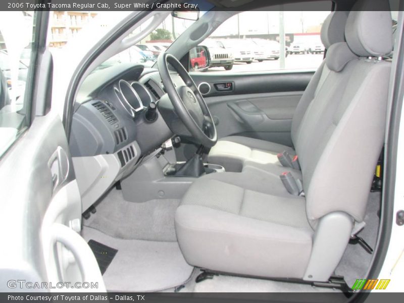 Super White / Graphite Gray 2006 Toyota Tacoma Regular Cab