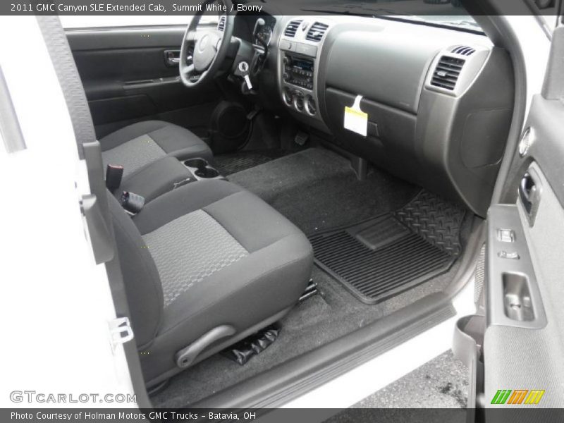 Summit White / Ebony 2011 GMC Canyon SLE Extended Cab