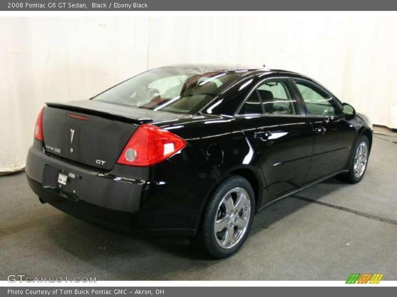 Black / Ebony Black 2008 Pontiac G6 GT Sedan