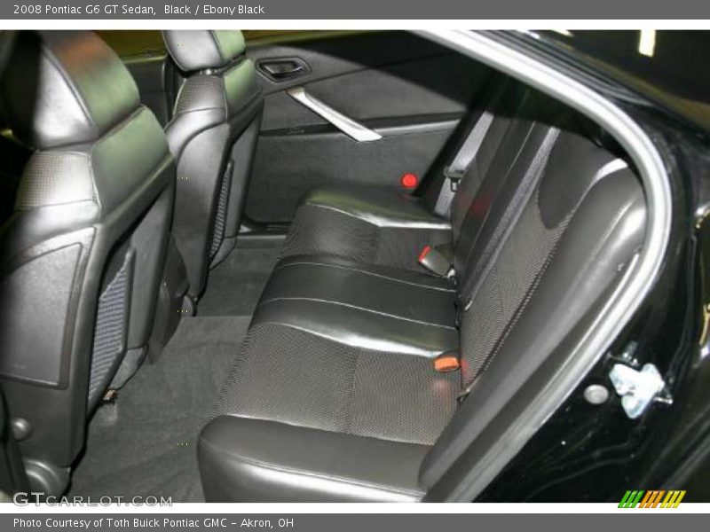 Black / Ebony Black 2008 Pontiac G6 GT Sedan