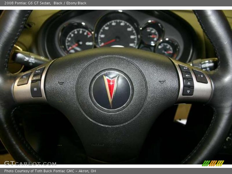 Black / Ebony Black 2008 Pontiac G6 GT Sedan