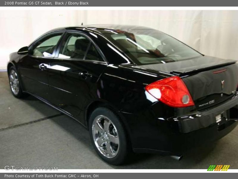 Black / Ebony Black 2008 Pontiac G6 GT Sedan