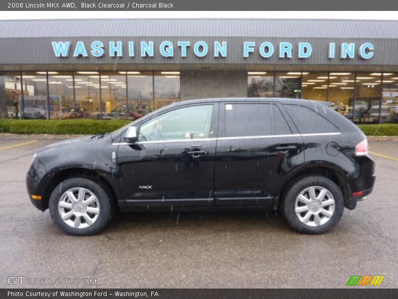 Black Clearcoat / Charcoal Black 2008 Lincoln MKX AWD