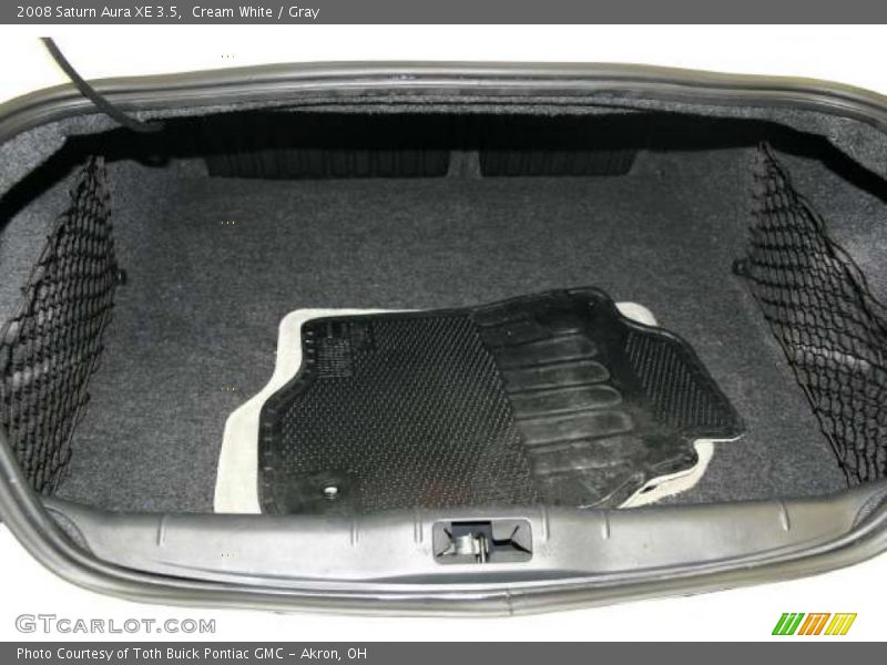 Cream White / Gray 2008 Saturn Aura XE 3.5