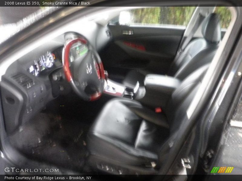 Smoky Granite Mica / Black 2008 Lexus ES 350