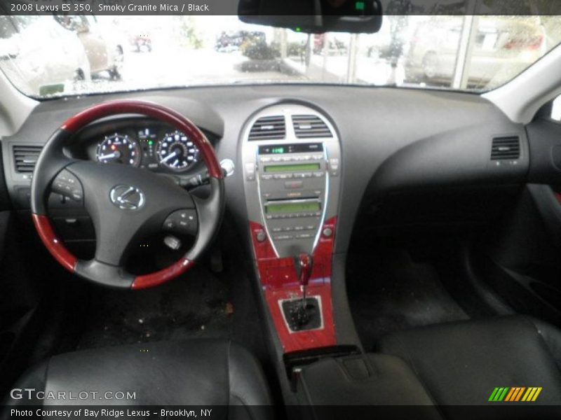 Smoky Granite Mica / Black 2008 Lexus ES 350