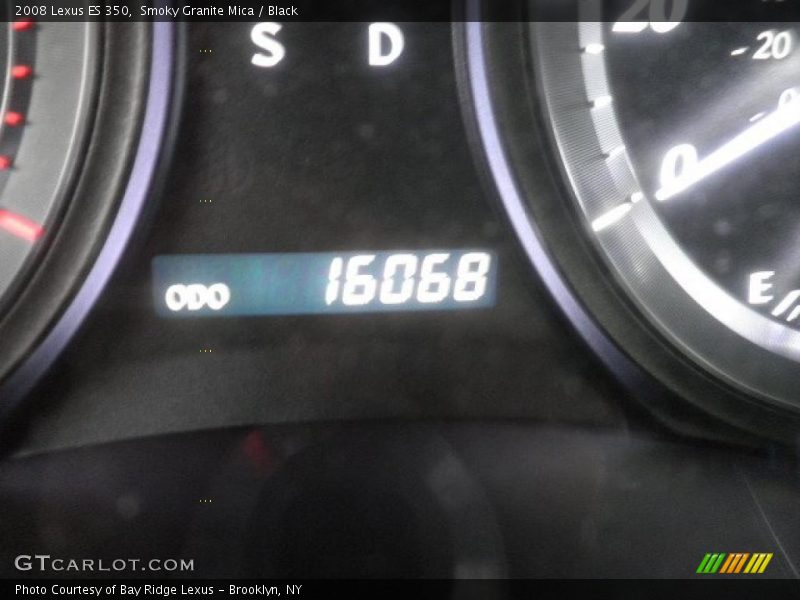 Smoky Granite Mica / Black 2008 Lexus ES 350