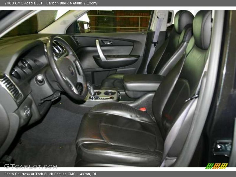 Carbon Black Metallic / Ebony 2008 GMC Acadia SLT