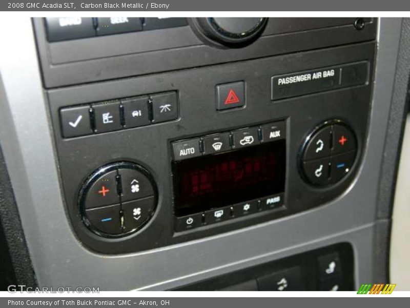 Carbon Black Metallic / Ebony 2008 GMC Acadia SLT