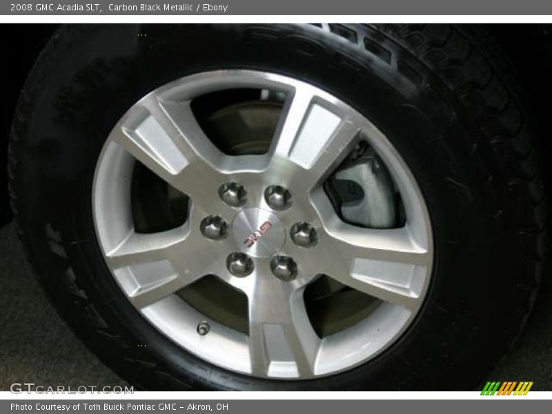 Carbon Black Metallic / Ebony 2008 GMC Acadia SLT
