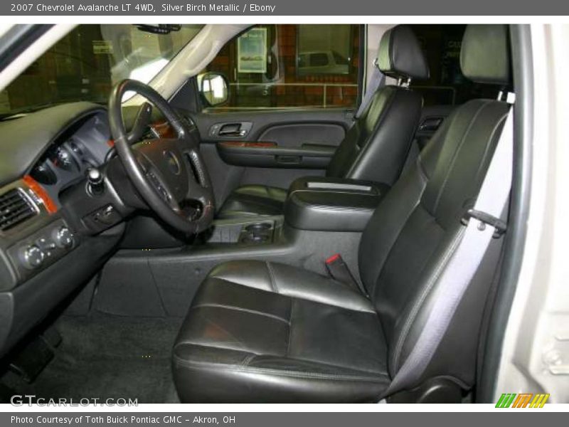 Silver Birch Metallic / Ebony 2007 Chevrolet Avalanche LT 4WD