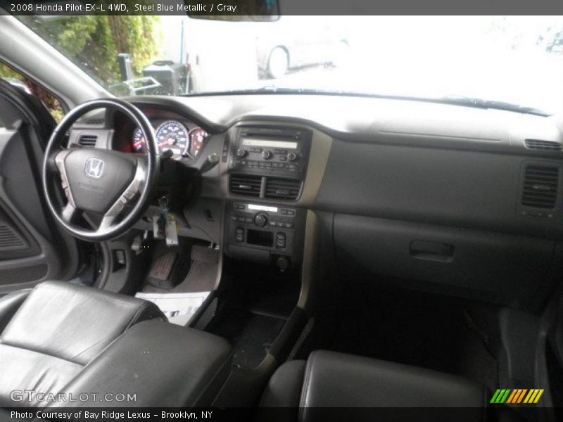 Steel Blue Metallic / Gray 2008 Honda Pilot EX-L 4WD