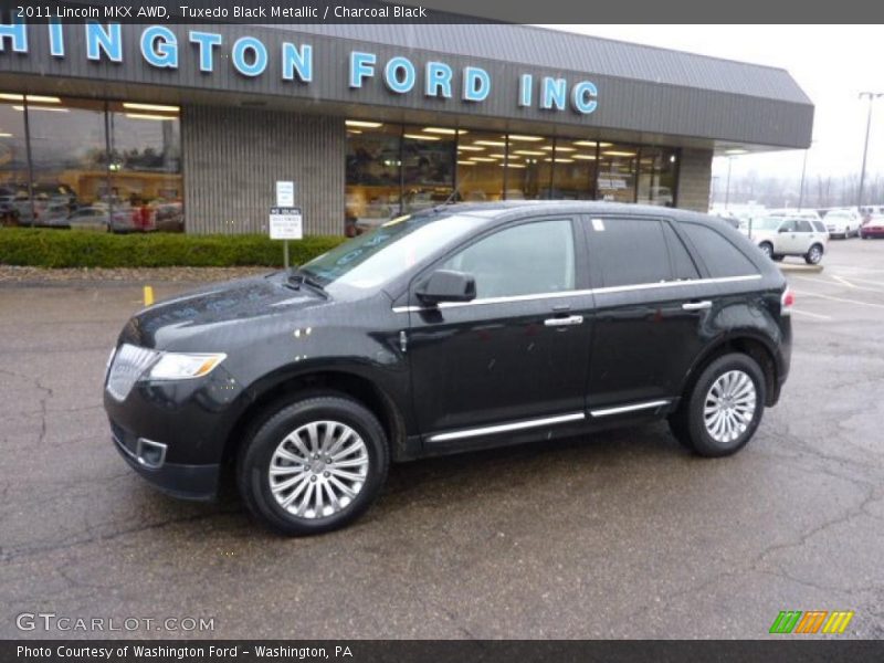 Tuxedo Black Metallic / Charcoal Black 2011 Lincoln MKX AWD