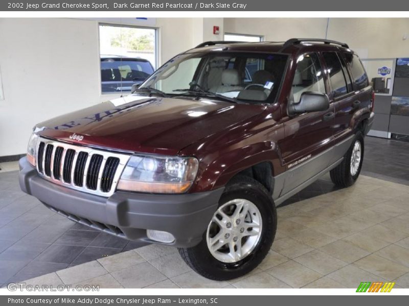 Dark Garnet Red Pearlcoat / Dark Slate Gray 2002 Jeep Grand Cherokee Sport