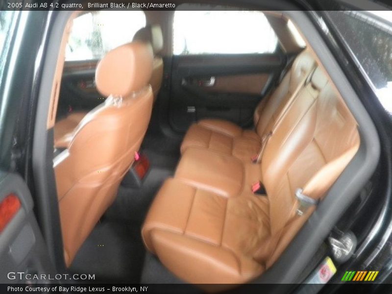 Brilliant Black / Black/Amaretto 2005 Audi A8 4.2 quattro