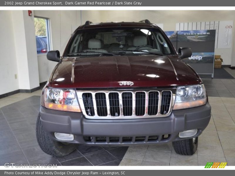 Dark Garnet Red Pearlcoat / Dark Slate Gray 2002 Jeep Grand Cherokee Sport