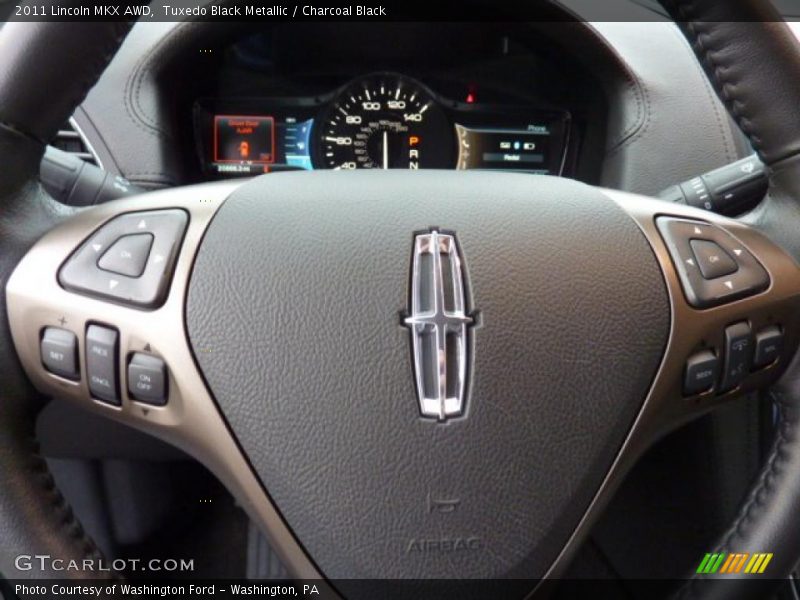 Tuxedo Black Metallic / Charcoal Black 2011 Lincoln MKX AWD