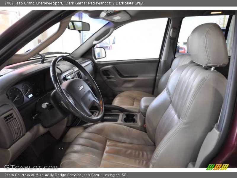 Dark Garnet Red Pearlcoat / Dark Slate Gray 2002 Jeep Grand Cherokee Sport