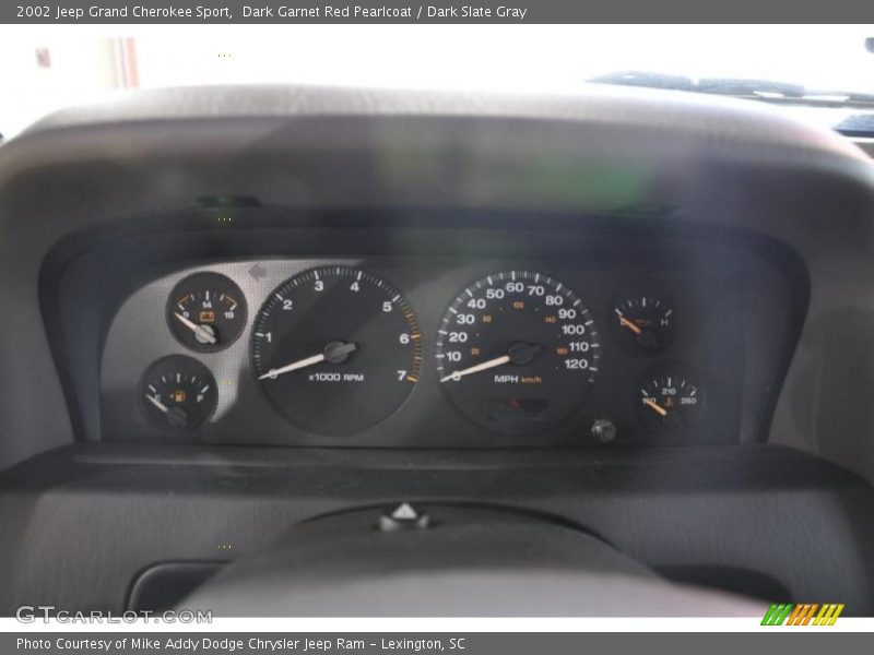 Dark Garnet Red Pearlcoat / Dark Slate Gray 2002 Jeep Grand Cherokee Sport