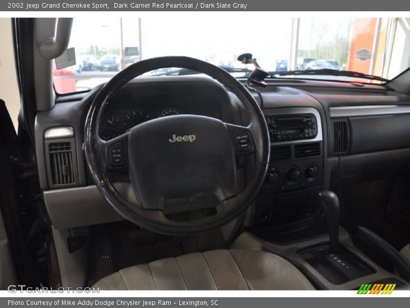 Dark Garnet Red Pearlcoat / Dark Slate Gray 2002 Jeep Grand Cherokee Sport