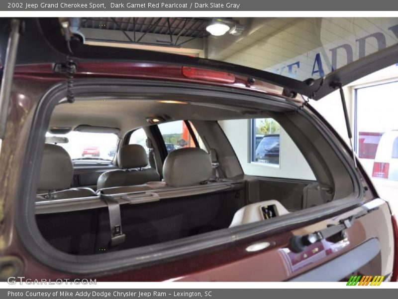 Dark Garnet Red Pearlcoat / Dark Slate Gray 2002 Jeep Grand Cherokee Sport