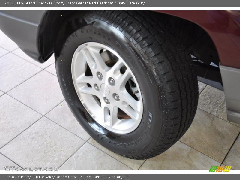 Dark Garnet Red Pearlcoat / Dark Slate Gray 2002 Jeep Grand Cherokee Sport
