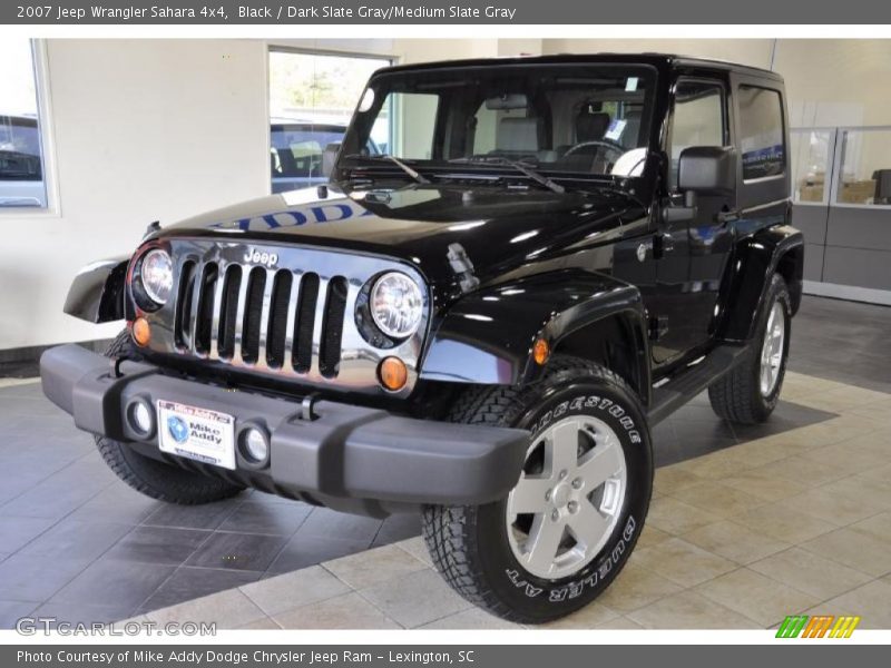 Black / Dark Slate Gray/Medium Slate Gray 2007 Jeep Wrangler Sahara 4x4