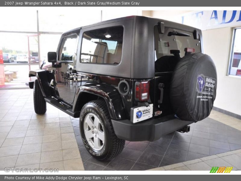 Black / Dark Slate Gray/Medium Slate Gray 2007 Jeep Wrangler Sahara 4x4