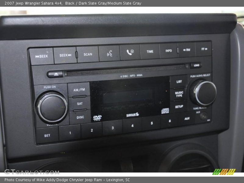 Black / Dark Slate Gray/Medium Slate Gray 2007 Jeep Wrangler Sahara 4x4