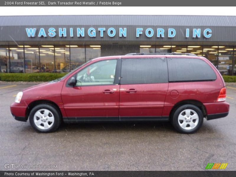 Dark Toreador Red Metallic / Pebble Beige 2004 Ford Freestar SES
