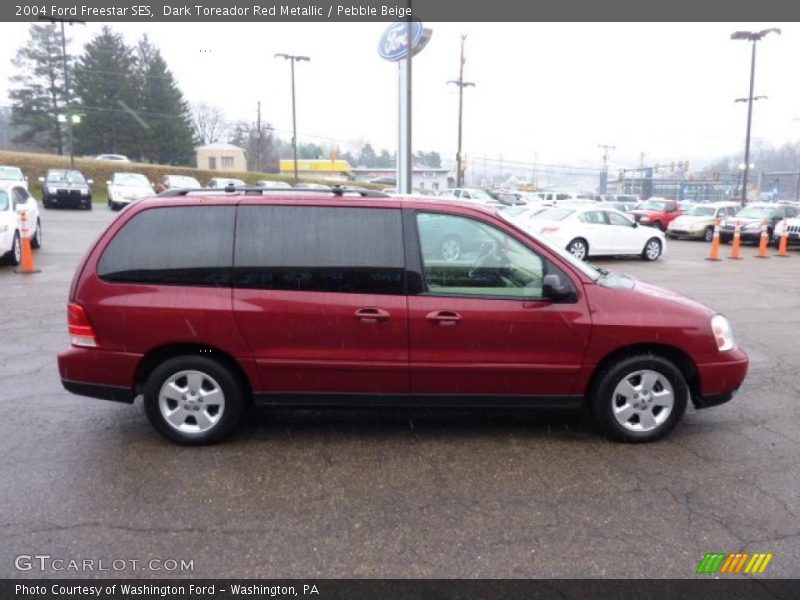 Dark Toreador Red Metallic / Pebble Beige 2004 Ford Freestar SES