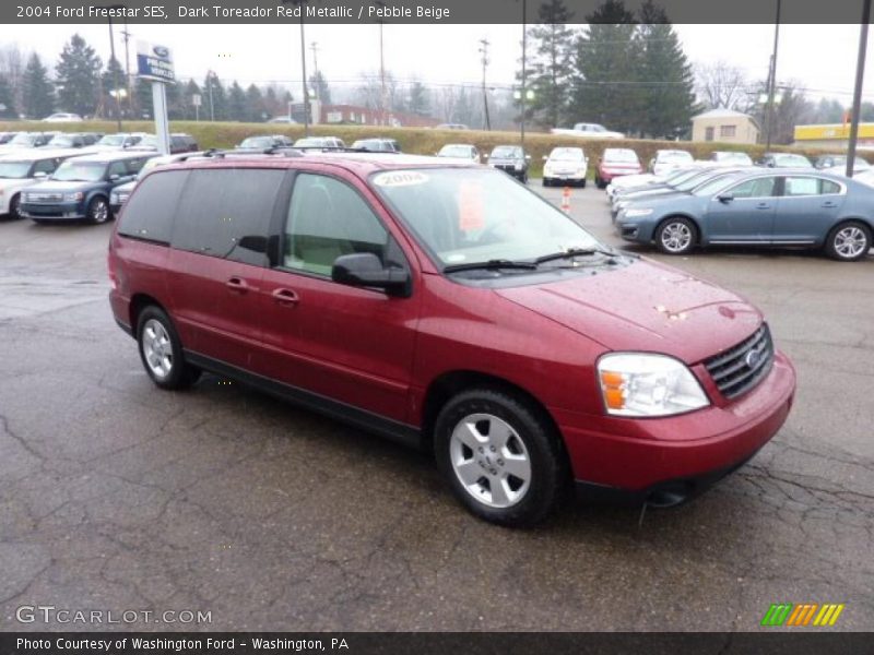Dark Toreador Red Metallic / Pebble Beige 2004 Ford Freestar SES