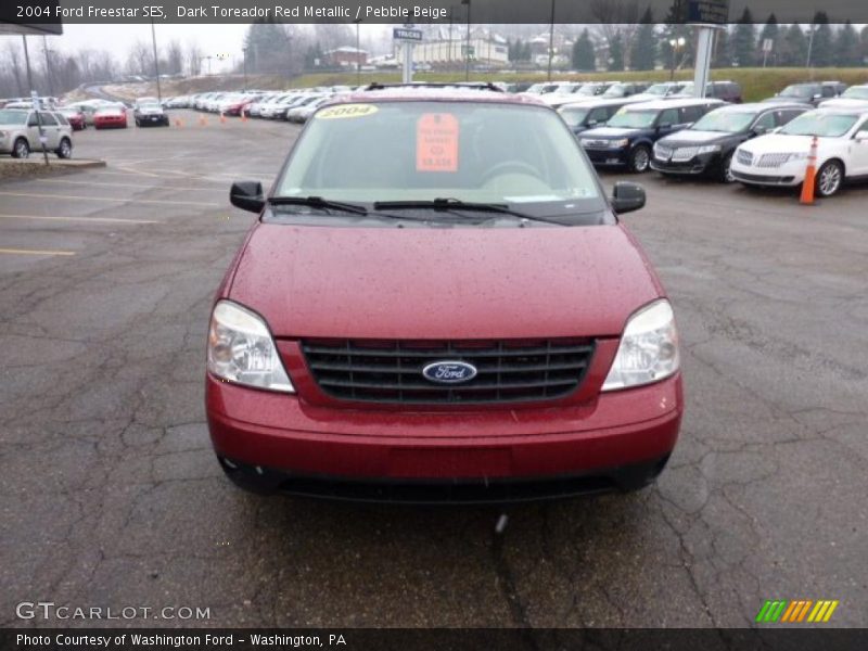 Dark Toreador Red Metallic / Pebble Beige 2004 Ford Freestar SES
